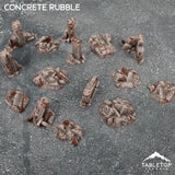 Tabletop Terrain Scatter Terrain Concrete Rubble