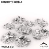 Tabletop Terrain Scatter Terrain Concrete Rubble