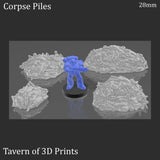 Tabletop Terrain Scatter Terrain Corpse Piles - Scatter Terrain