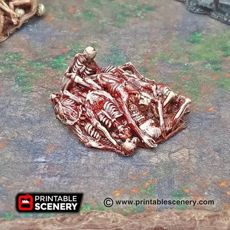 Tabletop Terrain Scatter Terrain Corpse Piles - Scatter Terrain