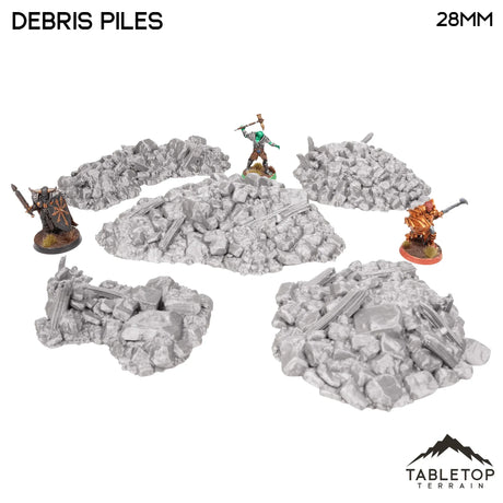 Tabletop Terrain Scatter Terrain Debris Piles - Hagglethorn Hollow - Scatter Terrain