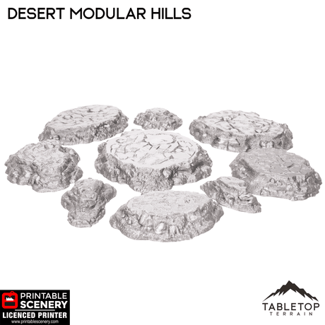 Tabletop Terrain Scatter Terrain Desert Modular Hills