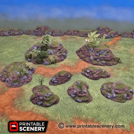 Tabletop Terrain Scatter Terrain Desert Modular Hills