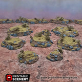 Tabletop Terrain Scatter Terrain Desert Modular Hills