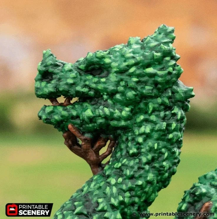 Tabletop Terrain Scatter Terrain Dragon Hedgerows - Rise of the Halflings - Scatter Terrain