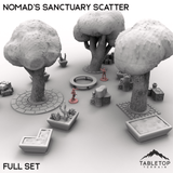 Tabletop Terrain Scatter Terrain Full Set / 28/35mm Nomad's Sanctuary Scatter