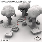 Tabletop Terrain Scatter Terrain Full Set / 28/35mm Nomad's Sanctuary Scatter