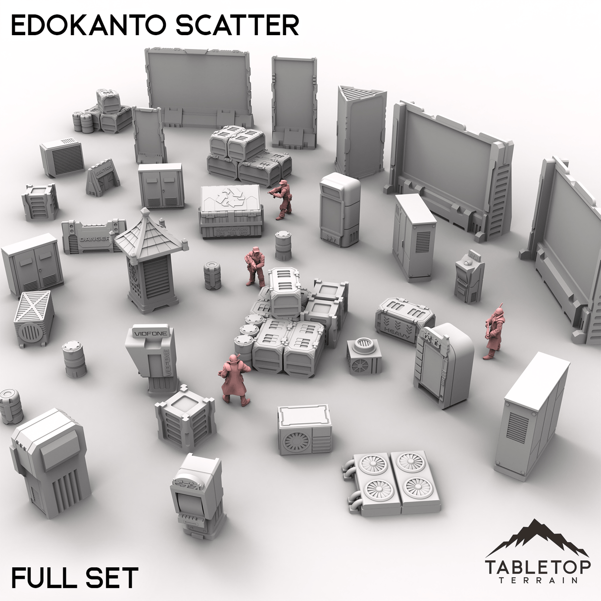 Tabletop Terrain Scatter Terrain Full Set EdoKanto Scatter