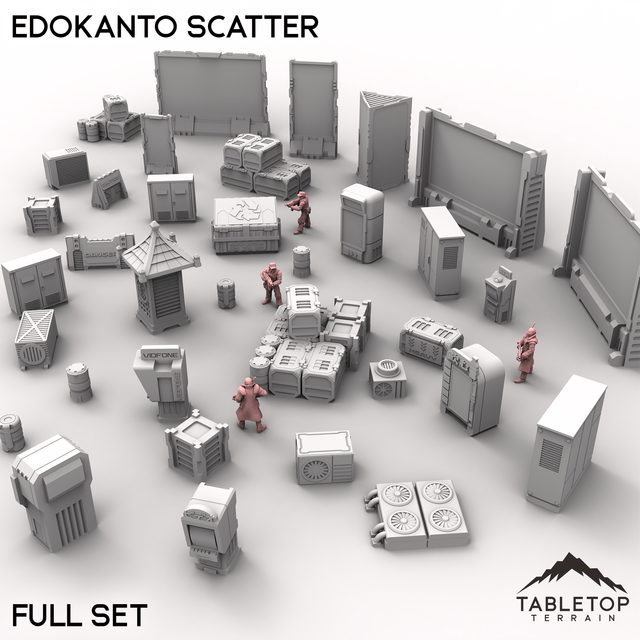 Tabletop Terrain Scatter Terrain Full Set EdoKanto Scatter