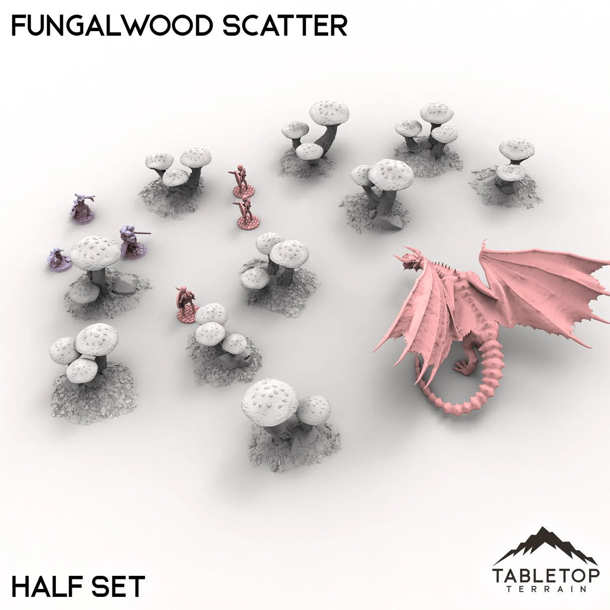 Tabletop Terrain Scatter Terrain Fungalwood Scatter