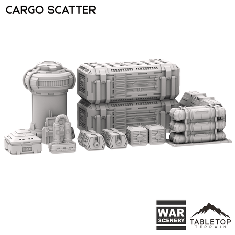 Tabletop Terrain Scatter Terrain Futuristic City Cargo Scatter