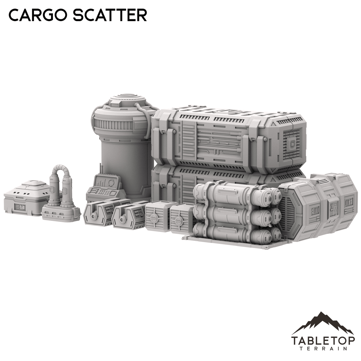 Tabletop Terrain Scatter Terrain Futuristic City Cargo Scatter