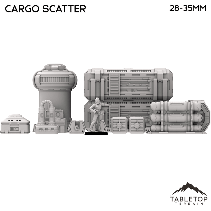 Tabletop Terrain Scatter Terrain Futuristic City Cargo Scatter