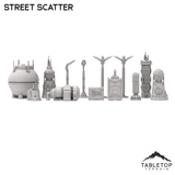 Tabletop Terrain Scatter Terrain Futuristic City Street Scatter