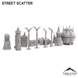 Tabletop Terrain Scatter Terrain Futuristic City Street Scatter