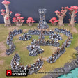 Tabletop Terrain Scatter Terrain Goblin Barricades and Rubble - Fantasy Scatter Terrain