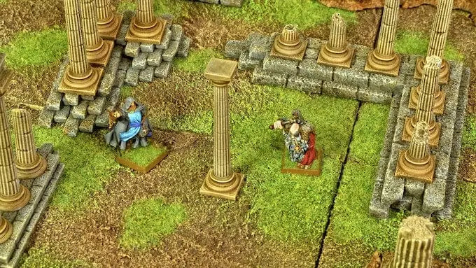 Tabletop Terrain Scatter Terrain Greek Ruins - Fantasy Scatter Terrain