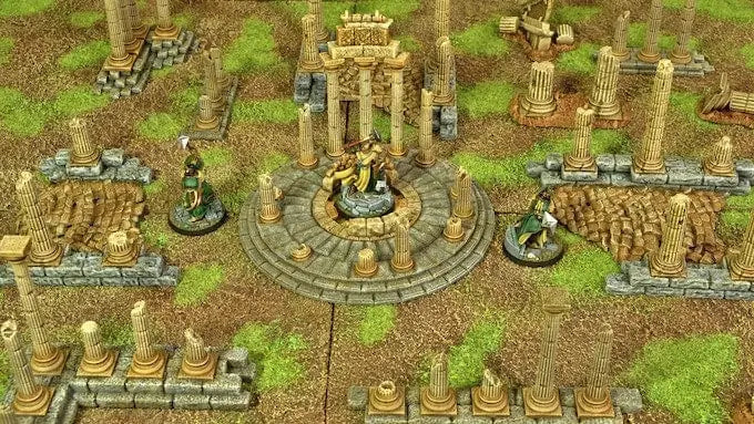 Tabletop Terrain Scatter Terrain Greek Ruins - Fantasy Scatter Terrain