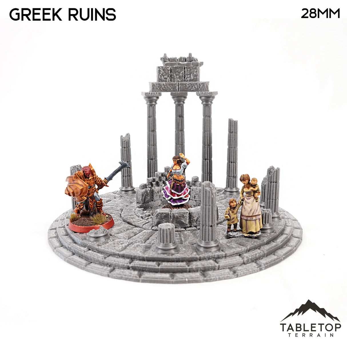 Tabletop Terrain Scatter Terrain Greek Ruins - Fantasy Scatter Terrain