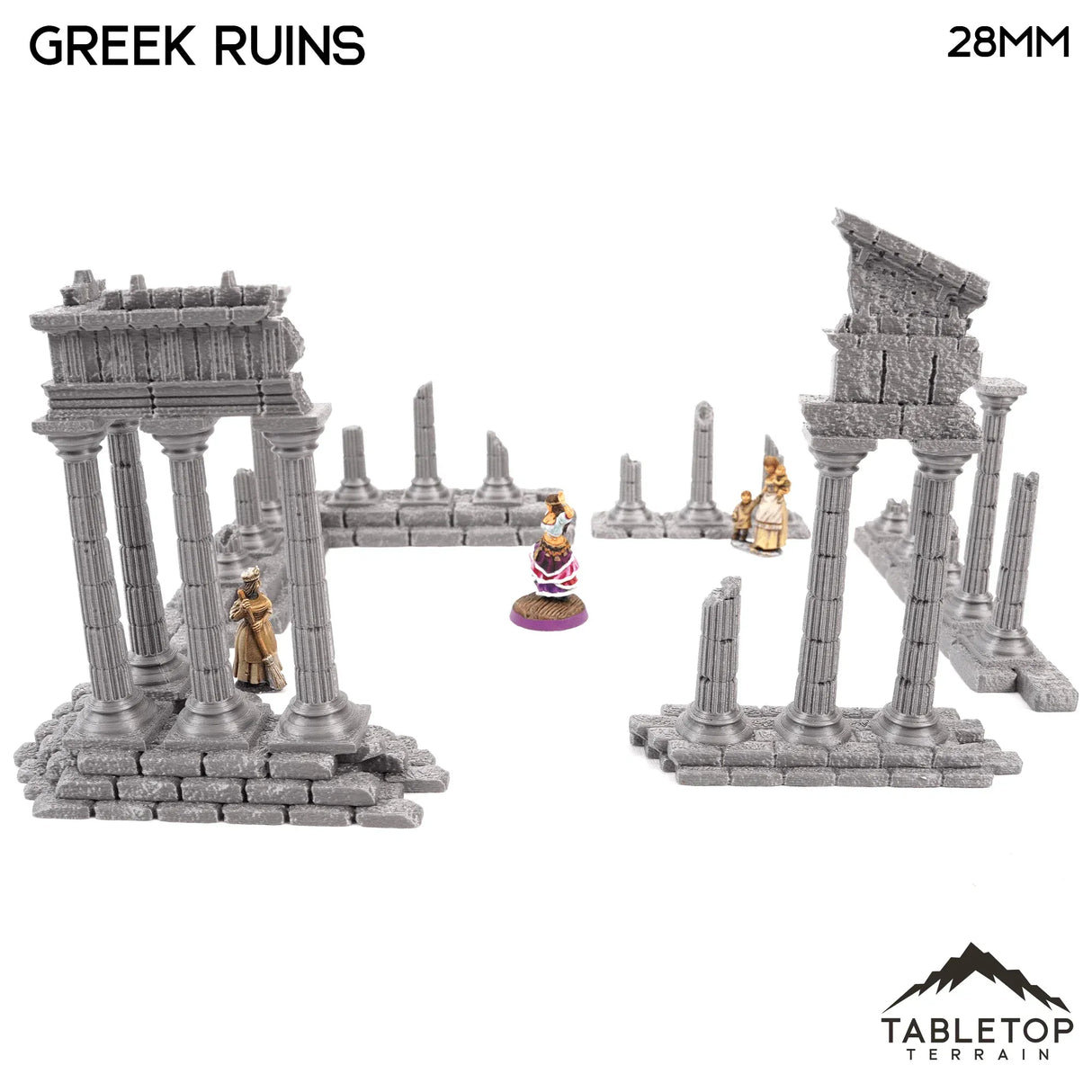 Tabletop Terrain Scatter Terrain Greek Ruins - Fantasy Scatter Terrain
