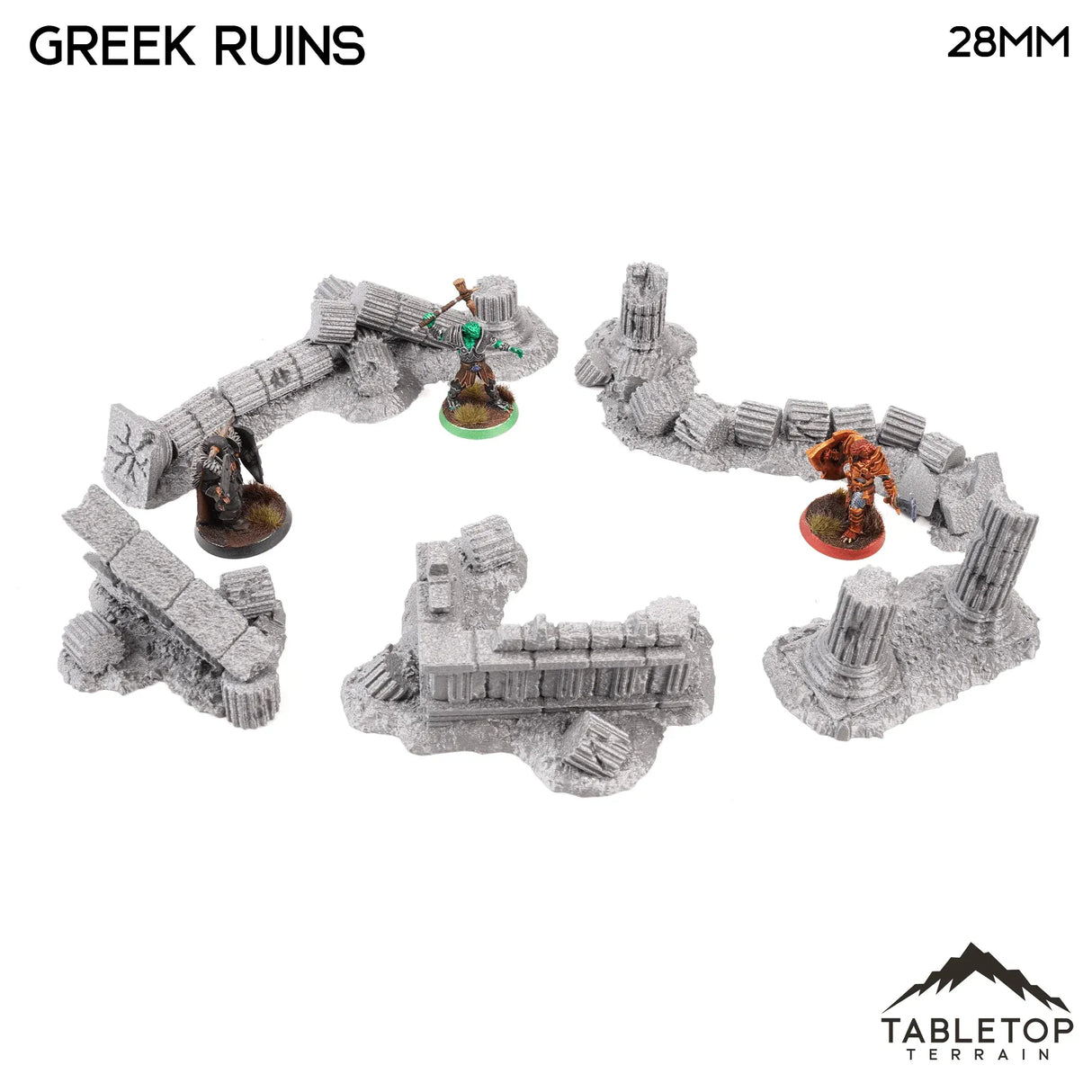 Tabletop Terrain Scatter Terrain Greek Ruins - Fantasy Scatter Terrain