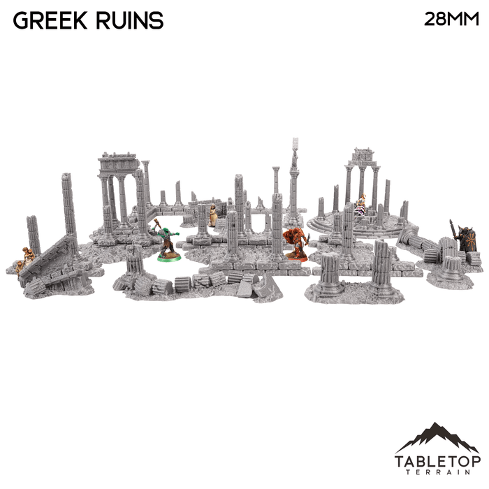 Tabletop Terrain Scatter Terrain Greek Ruins - Fantasy Scatter Terrain