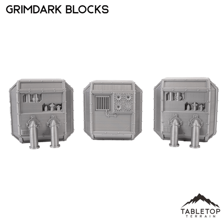 Tabletop Terrain Scatter Terrain Grimdark Block Structures