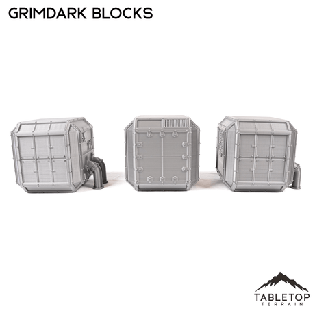 Tabletop Terrain Scatter Terrain Grimdark Block Structures