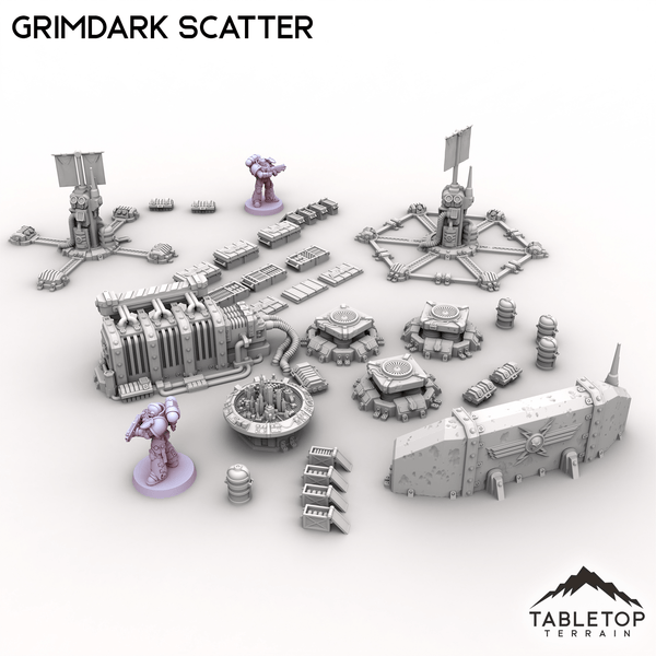 Tabletop Terrain Scatter Terrain Grimdark Scatter Set