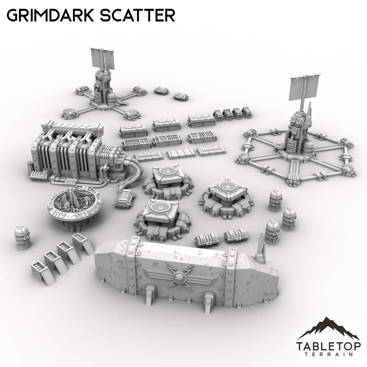 Tabletop Terrain Scatter Terrain Grimdark Scatter Set
