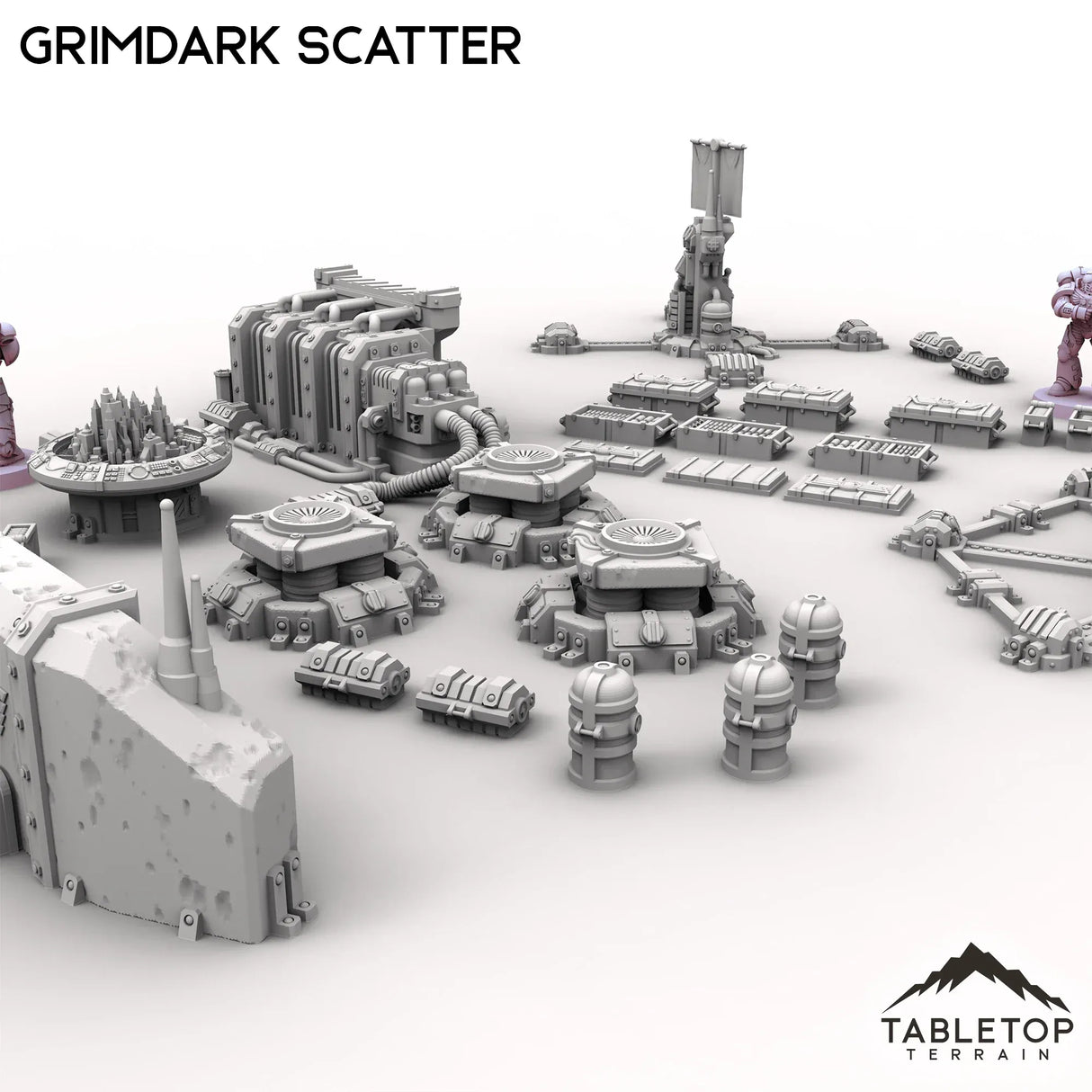 Tabletop Terrain Scatter Terrain Grimdark Scatter Set