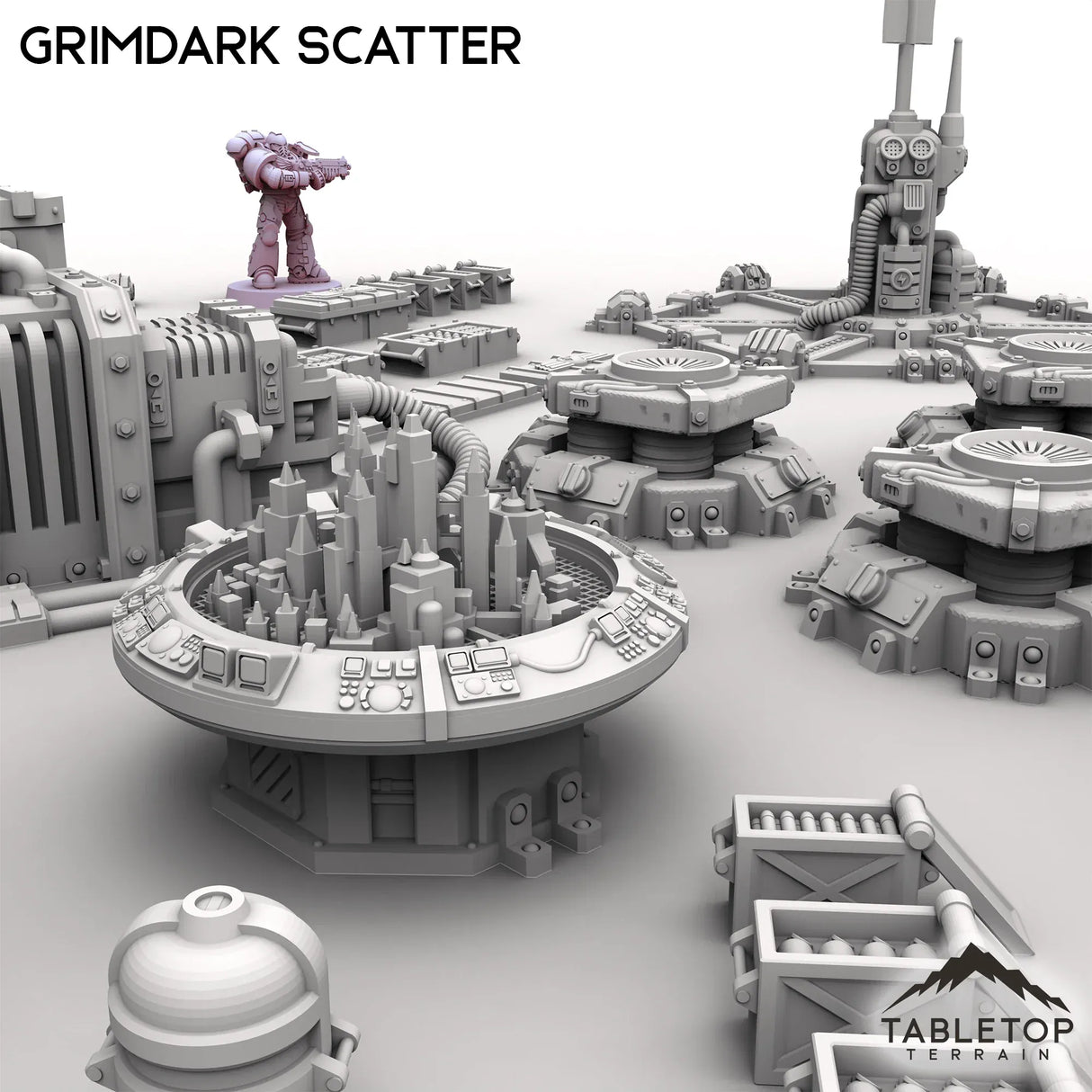 Tabletop Terrain Scatter Terrain Grimdark Scatter Set