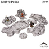 Tabletop Terrain Scatter Terrain Grotto Pools - Fantasy Scatter Terrain