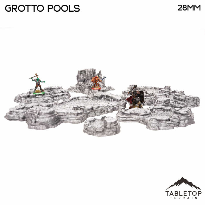 Tabletop Terrain Scatter Terrain Grotto Pools - Fantasy Scatter Terrain