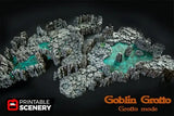 Tabletop Terrain Scatter Terrain Grotto Walls / Crystal / Shroom - Fantasy Scatter Terrain