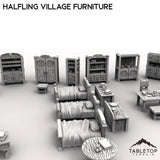 Tabletop Terrain Scatter Terrain Halfling Village Furniture