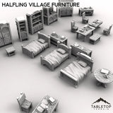 Tabletop Terrain Scatter Terrain Halfling Village Furniture