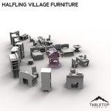 Tabletop Terrain Scatter Terrain Halfling Village Furniture