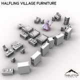 Tabletop Terrain Scatter Terrain Halfling Village Furniture