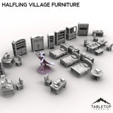 Tabletop Terrain Scatter Terrain Halfling Village Furniture
