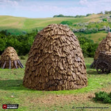 Tabletop Terrain Scatter Terrain Haystacks - Country & King - Fantasy Historical Scatter Terrain