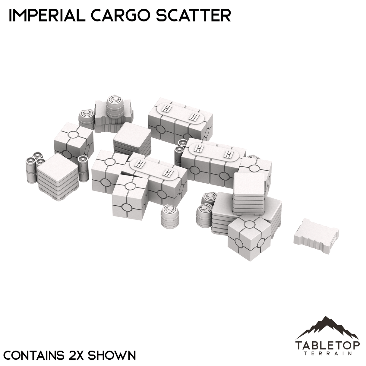 Tabletop Terrain Scatter Terrain IMP: Imperial Cargo Scatter