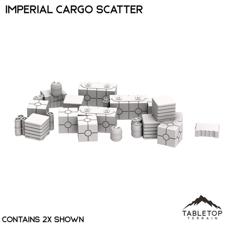 Tabletop Terrain Scatter Terrain IMP: Imperial Cargo Scatter