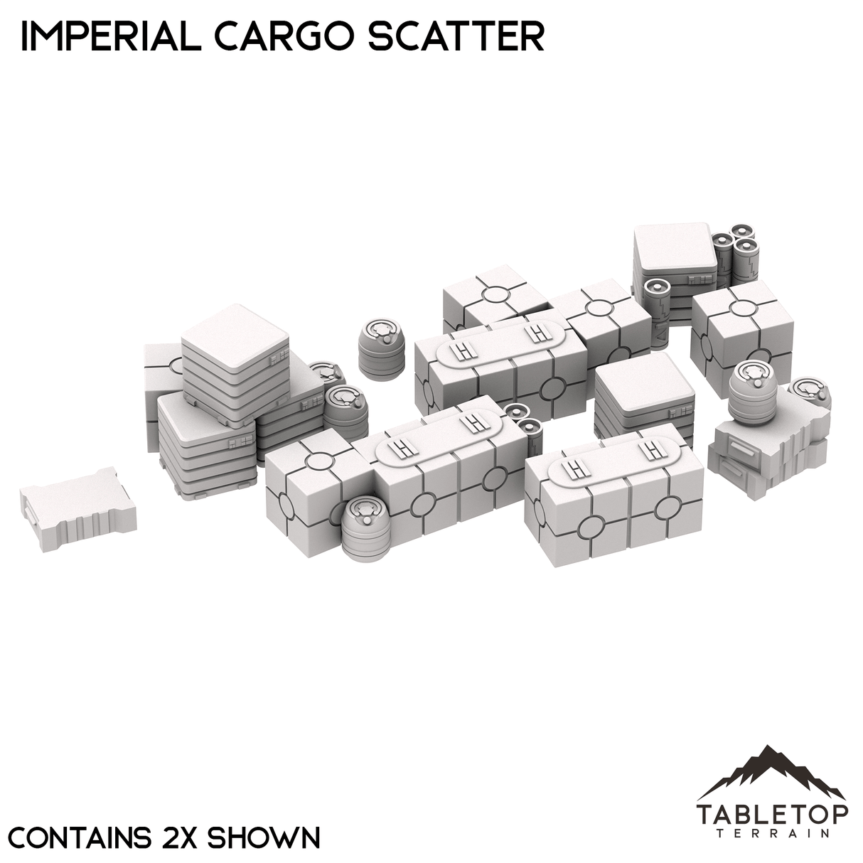 Tabletop Terrain Scatter Terrain IMP: Imperial Cargo Scatter