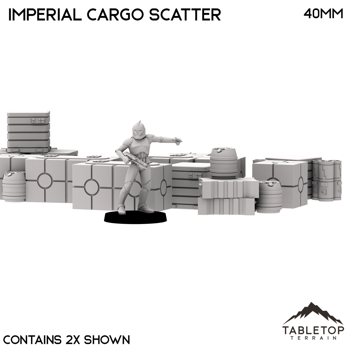 Tabletop Terrain Scatter Terrain IMP: Imperial Cargo Scatter