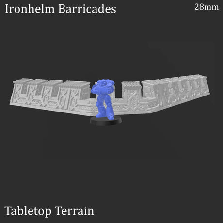 Tabletop Terrain Scatter Terrain Ironhelm Barricades - Dwarven Fantasy Scatter Terrain
