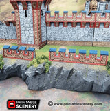 Tabletop Terrain Scatter Terrain Ironhelm Barricades - Dwarven Fantasy Scatter Terrain