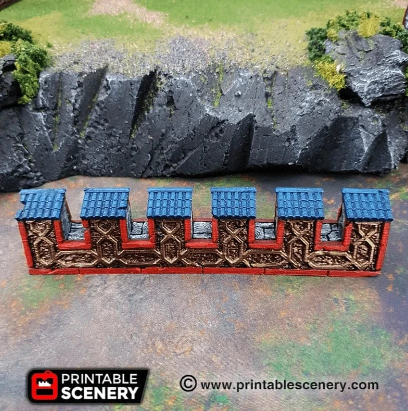 Tabletop Terrain Scatter Terrain Ironhelm Barricades - Dwarven Fantasy Scatter Terrain
