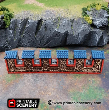 Tabletop Terrain Scatter Terrain Ironhelm Barricades - Dwarven Fantasy Scatter Terrain