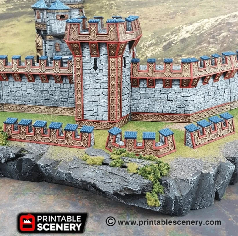 Tabletop Terrain Scatter Terrain Ironhelm Barricades - Dwarven Fantasy Scatter Terrain